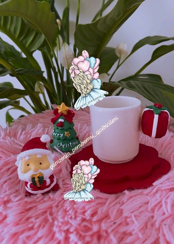 Yeni yıl temalı kahve fincanı - Görsel 2