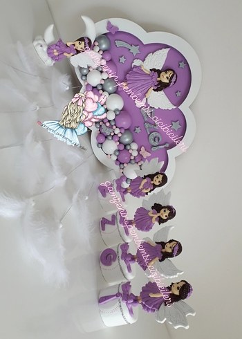 Kapı süsü + İsimlik 
Ay dedeli biblo hediyeli 