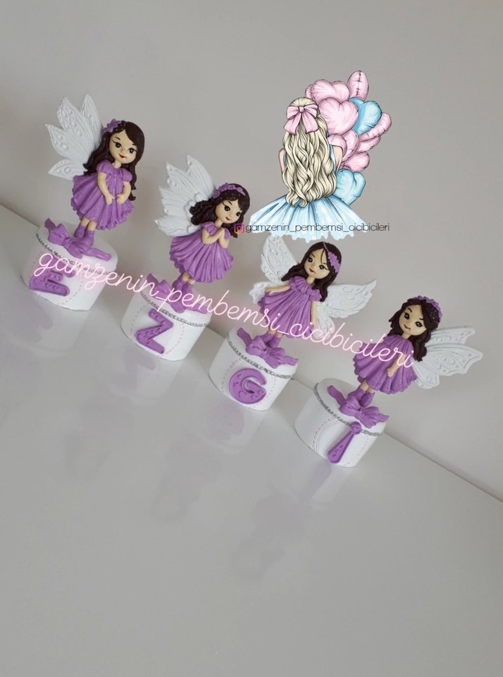 Kapı süsü & Küp İsimlik 
Ay figürlü kız hediye  - Görsel 4