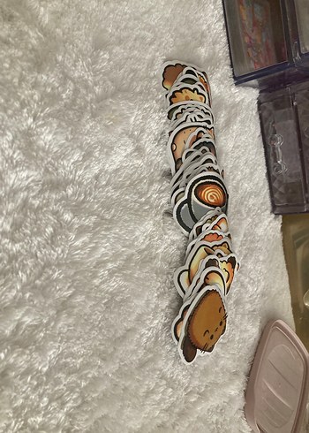 Çok Renkli Kedi Aksesuarı Çıkartmaları - Görsel 2