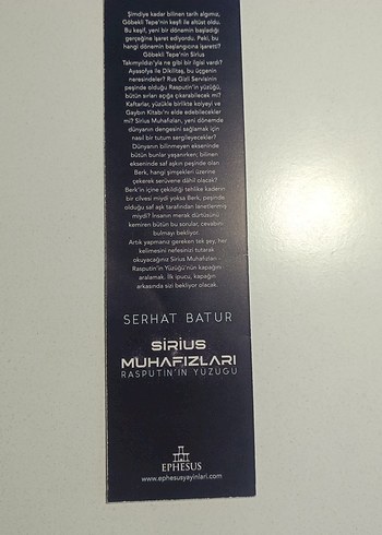 Sirius Muhafızları Rasputin'in Yüzüğü - Serhat Batur - Görsel 6