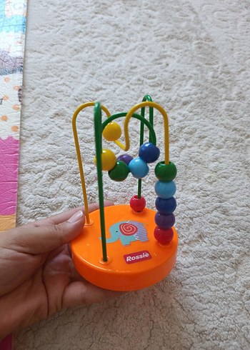  Beden Renkli Ahşap Boncuk Labirenti Eğitici Oyuncak