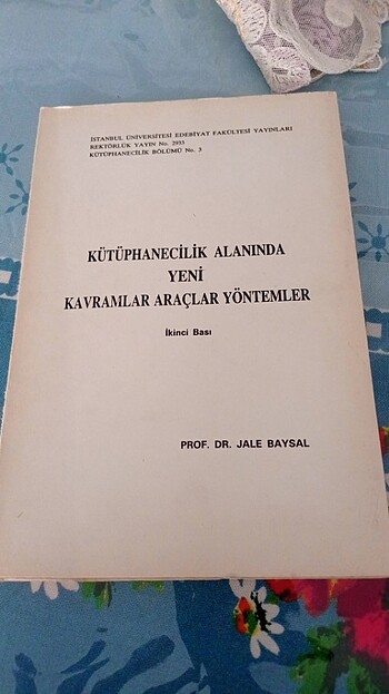 KÜTÜPHANECİLİK ALANINDA YENİ KAVRAMLAR ARAÇLAR YÖNTEMLER PROF. D