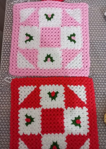 Renkli Örgü Banyo lifi - Görsel 2