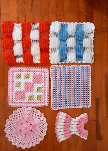 Renkli Örgü Banyo lifi - Görsel 5