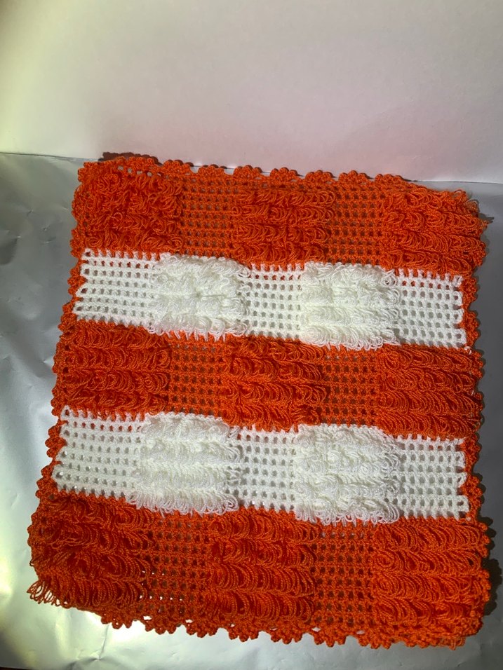 Renkli Örgü Banyo lifi - Görsel 4