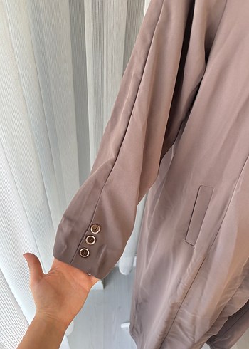 LCW Grace Uzun Kollu Kadın Pardösü - Görsel 8