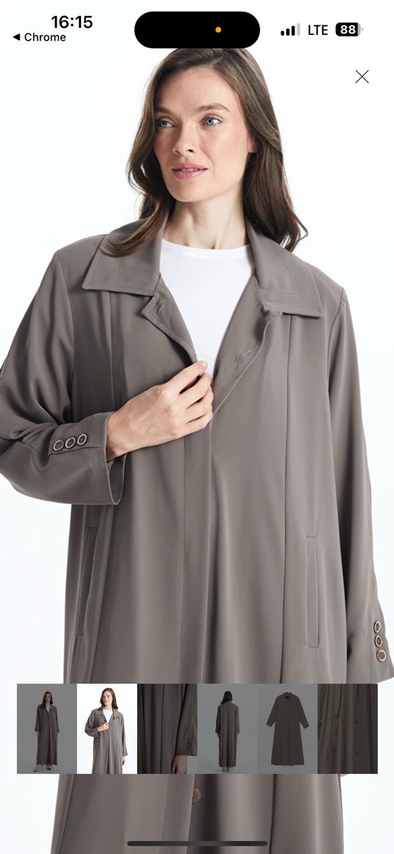 LCW Grace Uzun Kollu Kadın Pardösü - Görsel 3