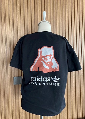 Adidas Siyah Baskılı Kısa Kollu Tişört - Görsel 2