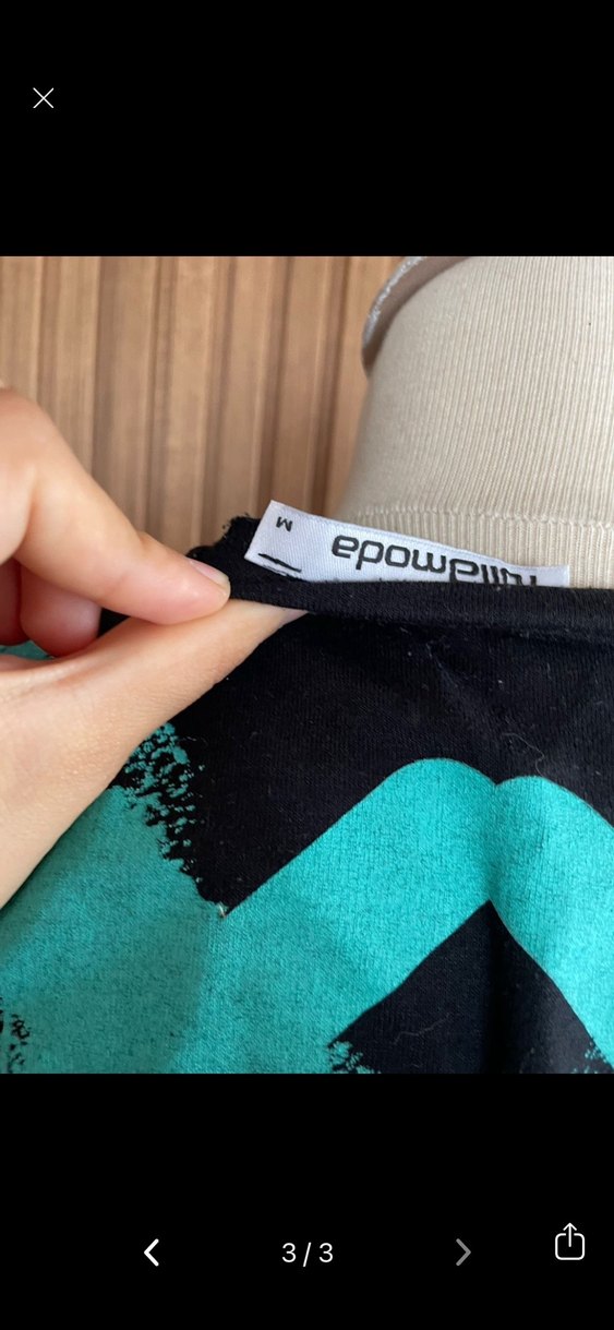 Erkek Siyah  Desenli Rahat Tişört - Görsel 4