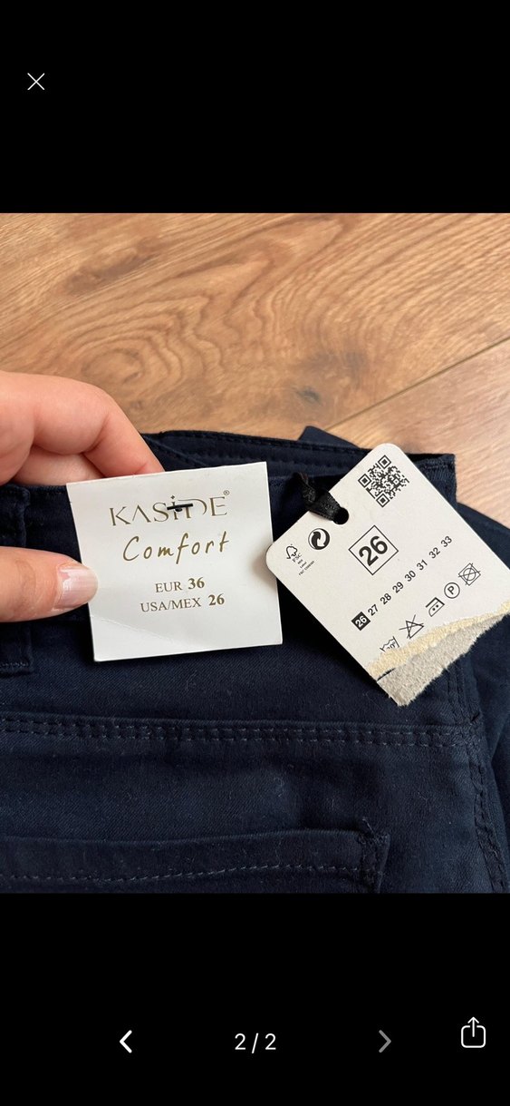 Kadın Lacivert Skinny Pantolon - Görsel 3