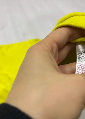 Fenerbahçe Sarı Baskılı Erkek Sweatshirt - Görsel 3