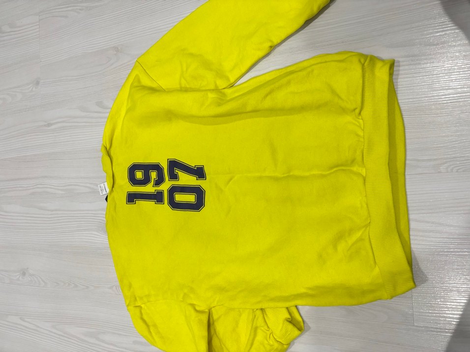 Fenerbahçe Sarı Baskılı Erkek Sweatshirt - Görsel 4
