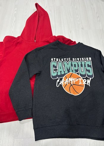 Erkek Çocuk Renkli Baskılı Sweatshirt - Görsel 2