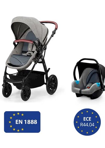 Gri Bebek Arabası ve Oto Koltuğu Seti