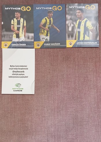 MYTHOS GO Futbolcu Kartları Seti