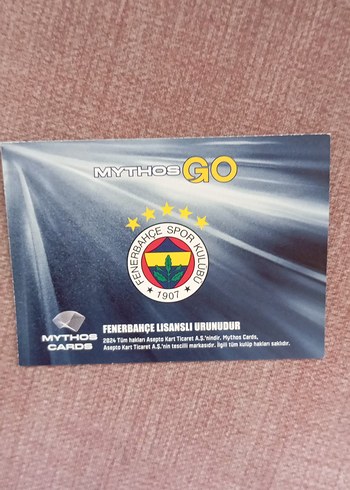  MYTHOS GO FRED Futbolcu Kartı