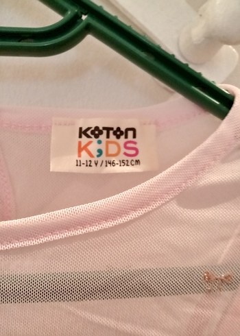 Kız Çocuk Transparan Pembe Tişört - Görsel 2