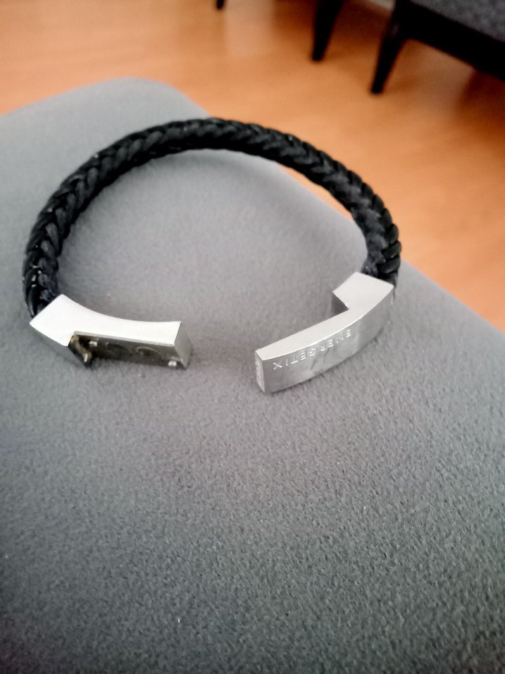 Energetix Gri Erkek Bileklik - Görsel 4