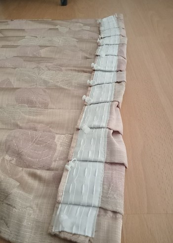 fon perde kabartma desenli iki adet - Görsel 3