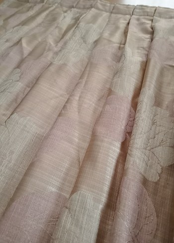 fon perde kabartma desenli iki adet - Görsel 2