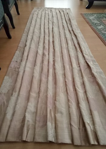 fon perde kabartma desenli iki adet - Görsel 5