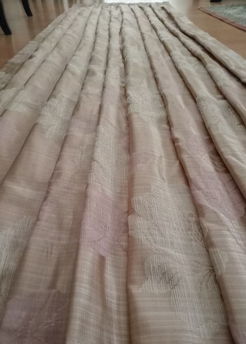 fon perde kabartma desenli iki adet - Görsel 6