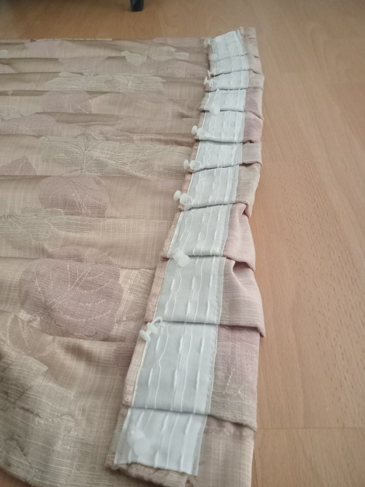 fon perde kabartma desenli iki adet - Görsel 3