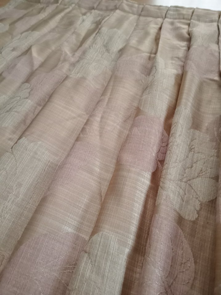 fon perde kabartma desenli iki adet - Görsel 2