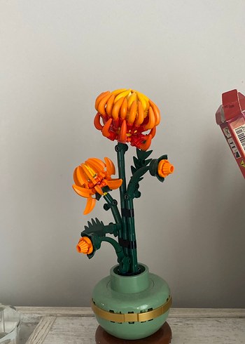 Diger Turuncu Lego Çiçek Seti