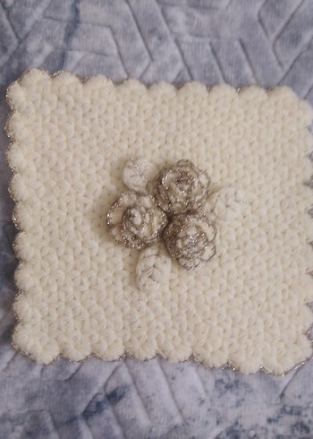 Nakışlı Krem Gelin Seti - Görsel 9