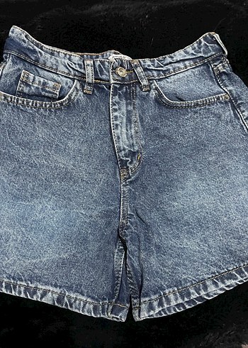 Laci Mavi Kadın Kot Mini Şort - Görsel 5