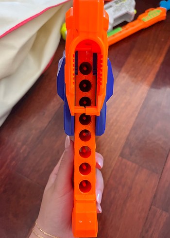 Mavi Turuncu Nerf Oyuncak Tabanca