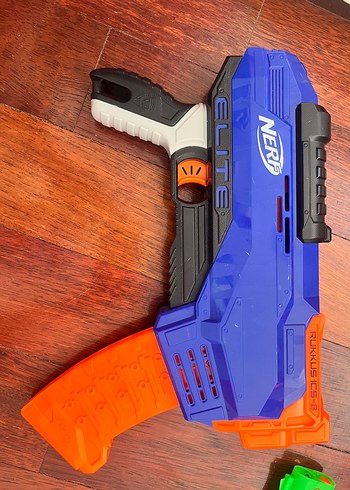 Mavi Turuncu Nerf Oyuncak Tabanca