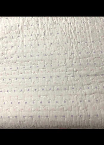 Diğer Pembe Nakışlı Kız Çocuk Yatak Örtüsü