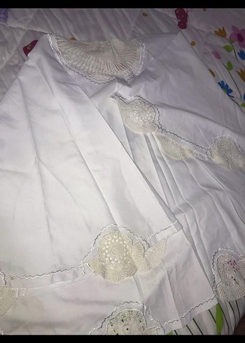 Diğer Beyaz kenarı dantel mutfak takımı