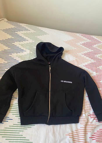 Les Benjamins Les benjamins Siyah Kapüşonlu Kadın Sweatshirt