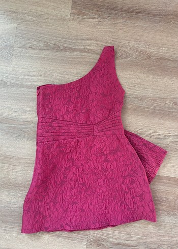 s Beden pembe Renk ADL x Raisa Vanessa Pembe Fiyonk Detaylı Elbise