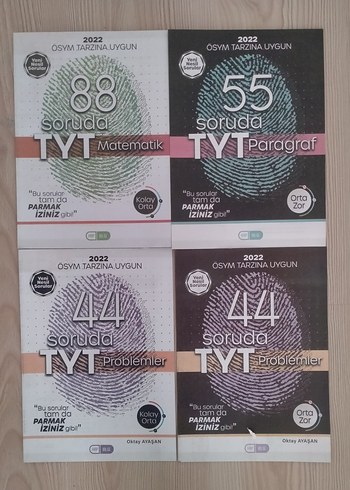  Beden TYT Soru Kitapları ve Ders Notları Seti
