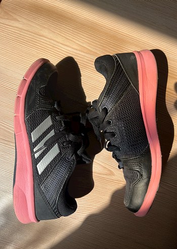 Adidas Siyah-Pembe Kadın Spor Ayakkabı