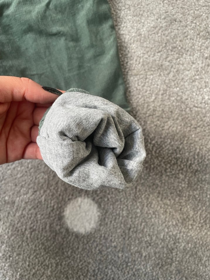 H&M Erkek Çocuk Yeşil Kadife Bol Kesim Pantolon - Görsel 4