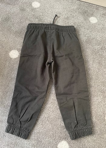 H&M Erkek Çocuk Antrasit Pamuklu Rahat Kesim Jogger Pantolon - Görsel 3