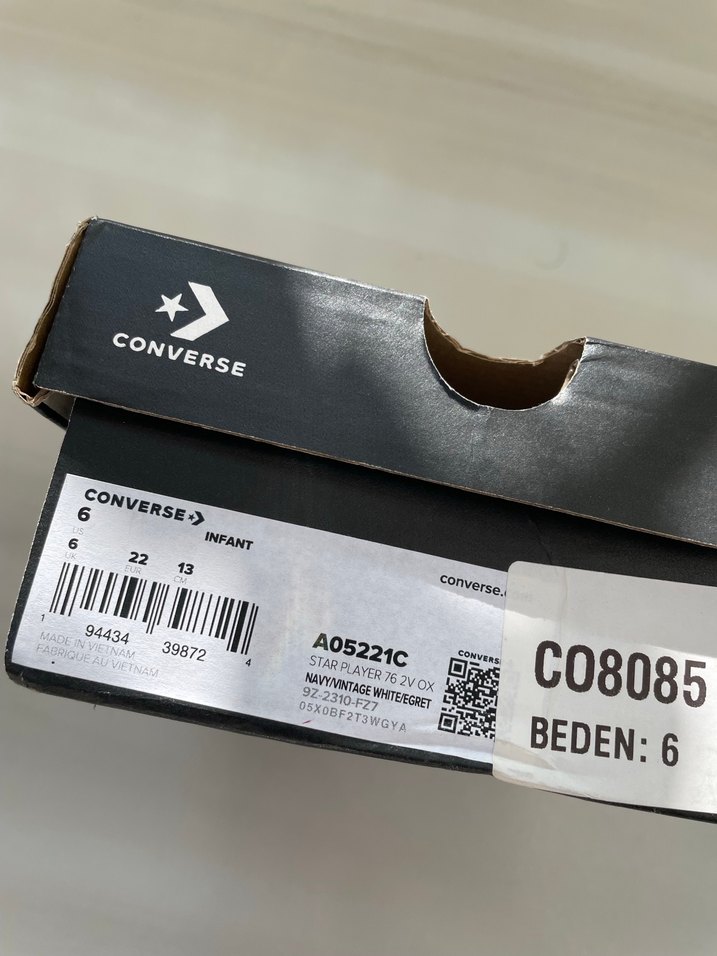 Converse Star Player 76 Çocuk Navy Blue Spor Ayakkabı - Görsel 4