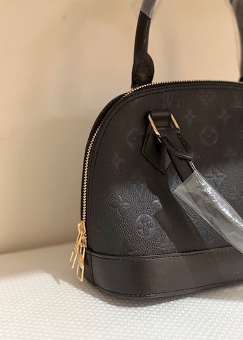 Siyah Deri Kadın Omuz Çantası - Görsel 3