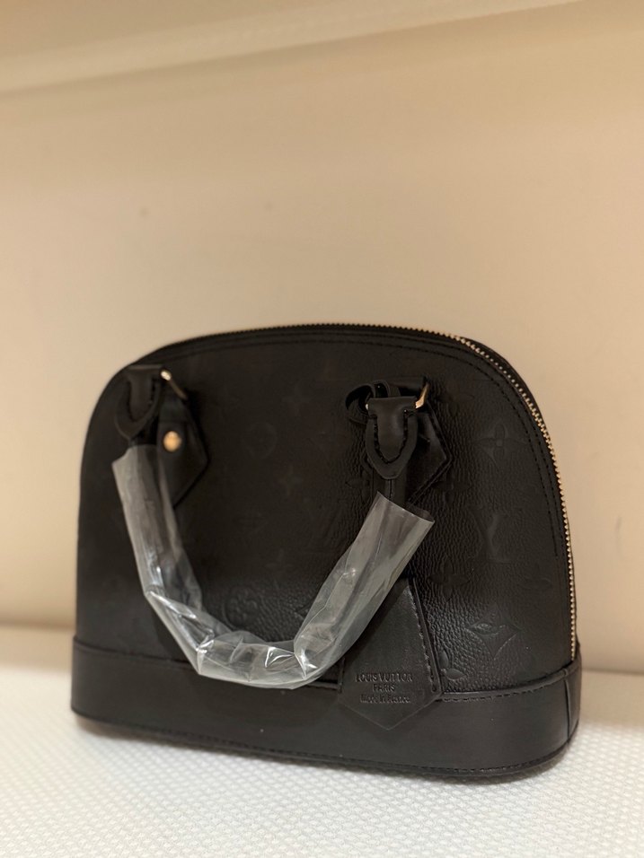 Siyah Deri Kadın Omuz Çantası - Görsel 2