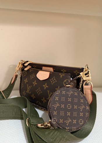 Kahverengi Deri Kadın Bel Çantası ithal lv - Görsel 3