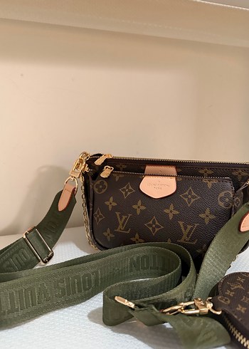 Kahverengi Deri Kadın Bel Çantası ithal lv - Görsel 2