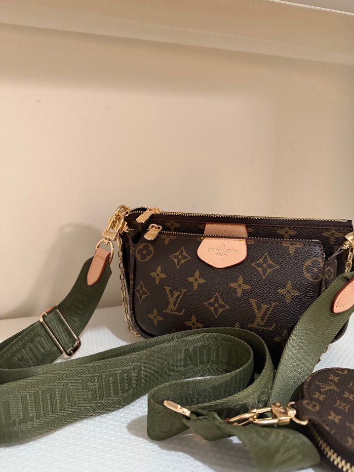 Kahverengi Deri Kadın Bel Çantası ithal lv - Görsel 2