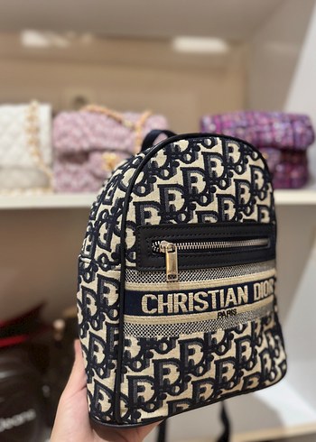 Beden Christian Dior Baskılı Kahverengi Sırt Çantası