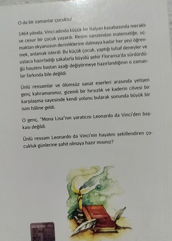Bir Zamanlar Leonardo da Vinci Çocuk Kitabı - Görsel 2